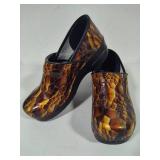 Dansko Snake Print Clogs (Size 41)