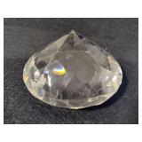 Living Quarters Crystal Diamond Paperweight w/Protective Case