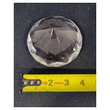 Living Quarters Crystal Diamond Paperweight w/Protective Case