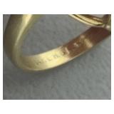 24K HGE Chain & 14K HGE Ring - Both Damaged - See Desc.