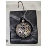 Sterling Mini Salt & Pepper Shakers & Ornament