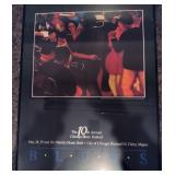 10th Annual Chicago Blues Festival Poster - Framed