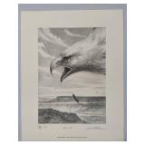 "River Call" Signed/Numbered by James Krom & Signed Fish Print