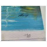 Canvas Oil Painting - Riverside Temple by Alexiey