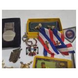 Large Lot of Money Clips, Pins, American Legion/Shriner/Lions/Masonic Jewelry, Etc.
