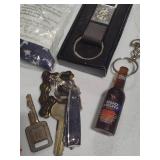 Cuff Links, Pins, Necklaces, Keys/Key Chains, Etc