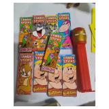 Misc Lot of Keychains, Cards, Pez, Loaded Dice, Etc.