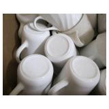 Box of Correlle and Corning mugs...