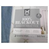 Blackout 84" length window panels...