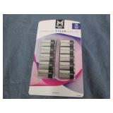 10 9 Volt batteries...