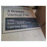 3 Drawer vertical letter size file,...