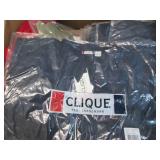 Box of assorted new Clique shirts, ...