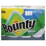 12 Double rolls of Bounty paper tow...