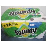 12 Double rolls of Bounty paper tow...