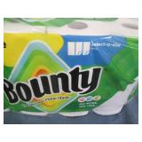 12 Double rolls of Bounty paper tow...