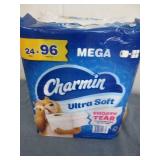 24 Mega rolls of Charmin ultra soft...