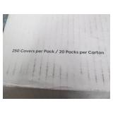 Case of 20 250 pack toilet seat cov...