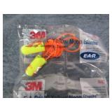 200 3M ear plug sets...