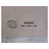10 24 x 18 x 18" boxes, minor damag...