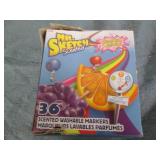 36 Scented washable markers...