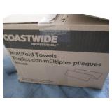 16 Packs of 250 Multifold towels...