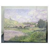 32 x 24" canvas print on a wood fra...