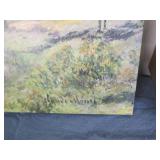 32 x 24" canvas print on a wood fra...