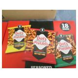 2 18 Count packs of Dots pretzels...