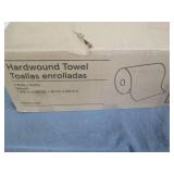 6 Rolls of hard wound towel rolls...