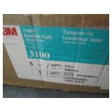 5 27" 3M burnish floor pads...