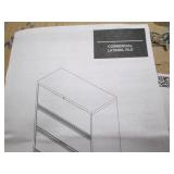 Sturdy locking 3 drawer lateral fil...
