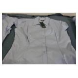5 Baby blue button up women