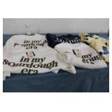 6 Size XXS and XS crewneck sweaters...