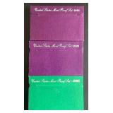 Sealed U.S. Mint Clad Proof Coin Sets - 1990-S / 1993-S / 1995-S