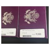 Sealed U.S. Mint Clad Proof Coin Sets - 1987-S / 1988-S / 1989-S