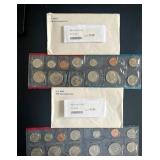 Uncirculated U.S. Mint Coin Sets - 1980 and 1981