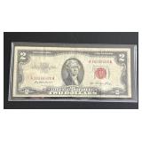 1953 $2 Red Seal Banknote (Fine)