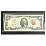 1963 $2 Red Seal Banknote (Crisp Uncirculated)