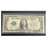 1928A $1 Blue Seal Silver Certificate Funny Back (Very Good)