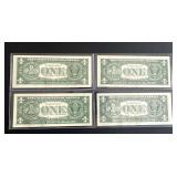 Uncirculated $1 Federal Reserve Star Notes - 1963A / 1963B / 1969B
