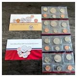 U.S. Mint Uncirculated Coin Sets - 1986 & 1987