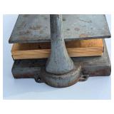 Antique Cast Iron Book Press 10" x 15" in Good Working Condition