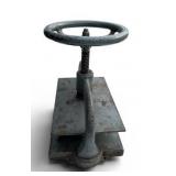 Antique Cast Iron Book Press 10" x 15" in Good Working Condition