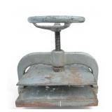Antique Cast Iron Book Press 10" x 15" in Good Working Condition