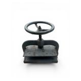 Antique Cast Iron Book Press 10" x 15" in Good Working Condition