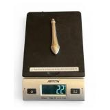 Antique Sterling Silver Button Hook (22 grams)