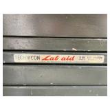 Vintage TECHNICON Lab Aid Slide File System Cabinet (41" Tall x 19" Wide x 19" Deep)