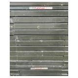 Vintage TECHNICON Lab Aid Slide File System Cabinet (41" Tall x 19" Wide x 19" Deep)