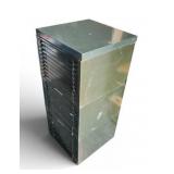 Vintage TECHNICON Lab Aid Slide File System Cabinet (41" Tall x 19" Wide x 19" Deep)