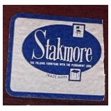 Set of 5 STAKMORE Music Back Folding Cherry Framed Chairs